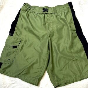 Men's O’RAGEOUS Side Taped E-Board Board Swim Shorts